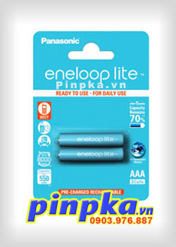 Pin sạc AAA Panasonic Eneloop Lite 600 mAh BK-4LCCE/2BT